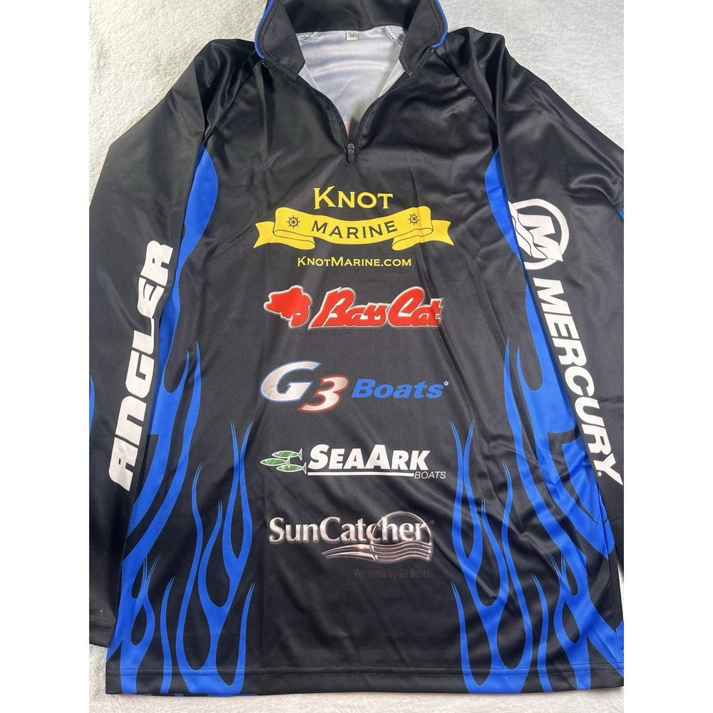 Bass Fishing Tournament Jersey Mens M Mercury Marine Bass Cat G3 Boats SeaArk